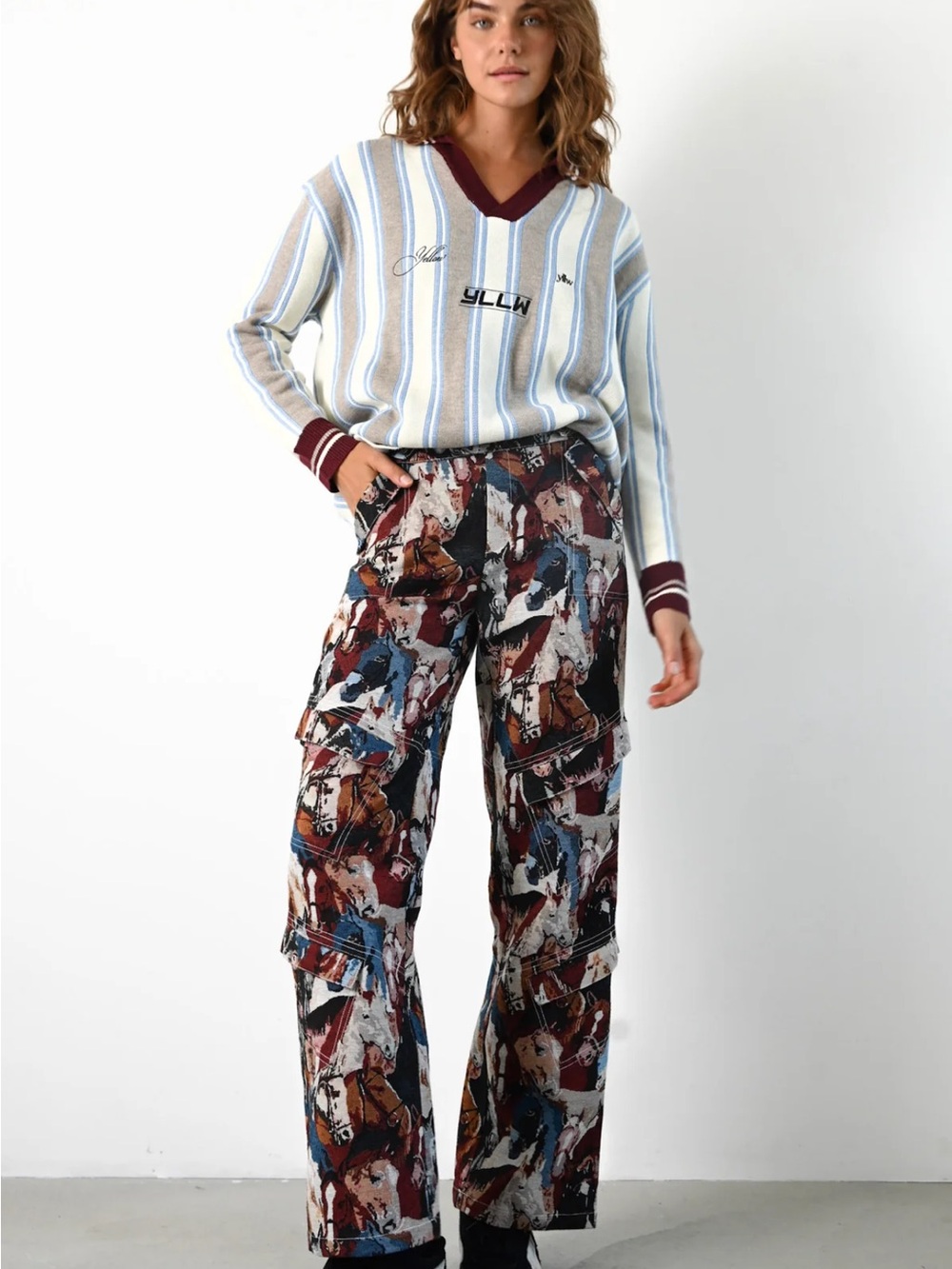 Yllw The Label Dutton Cargo Pants Horse Size M